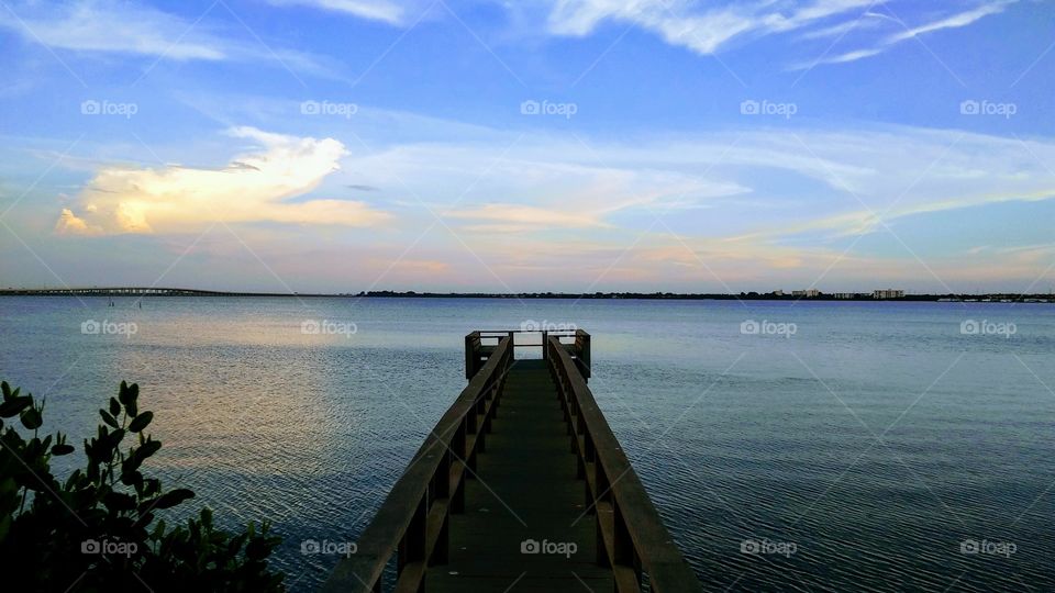 Filtered Dock on the Bay