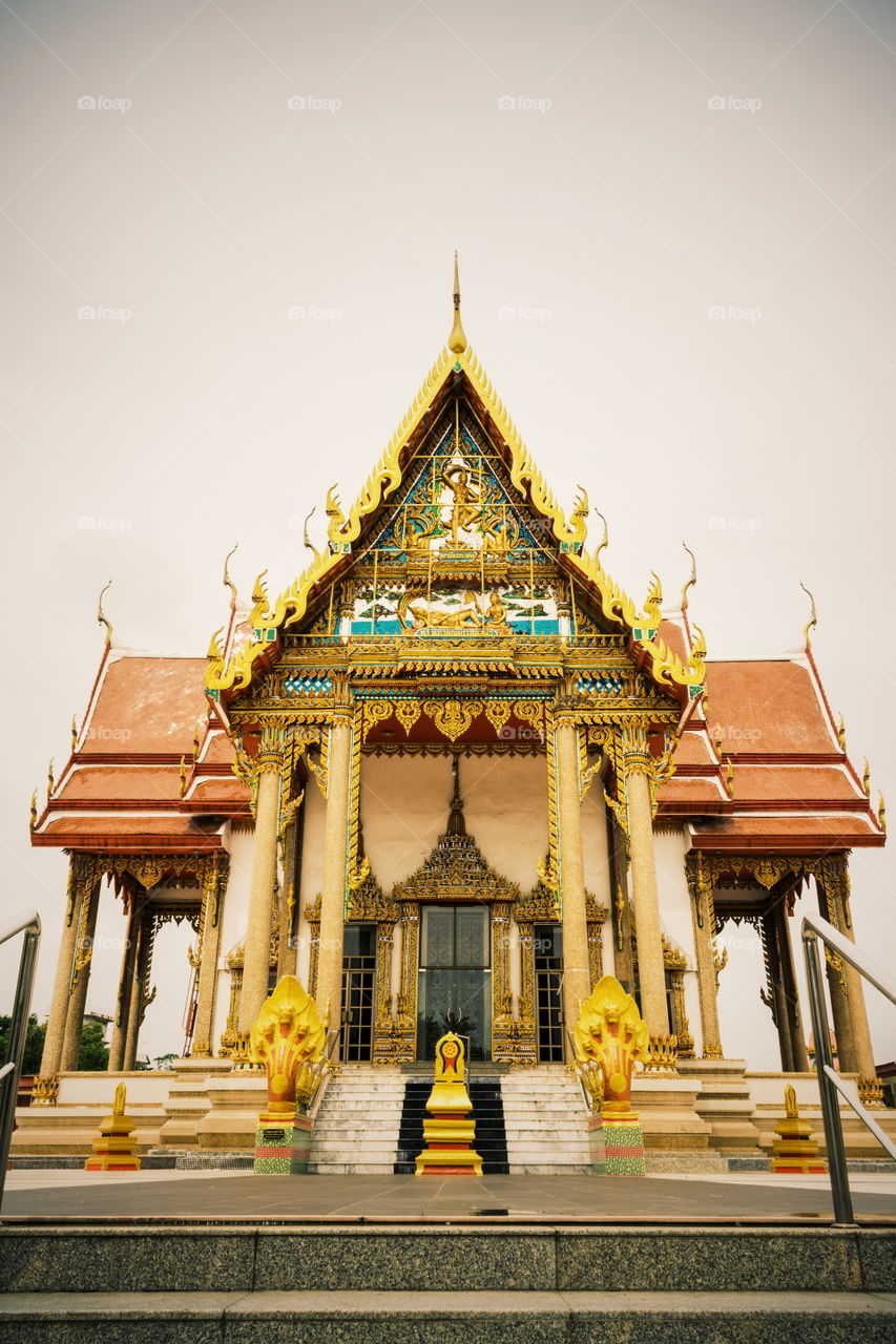 Thai temple. Thai temple at northeast of Thailand