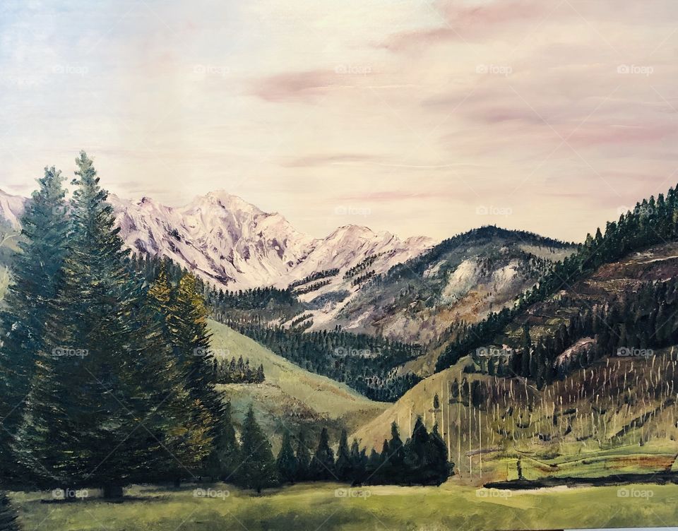 Oilpainting in progress. Working on the details. J.G