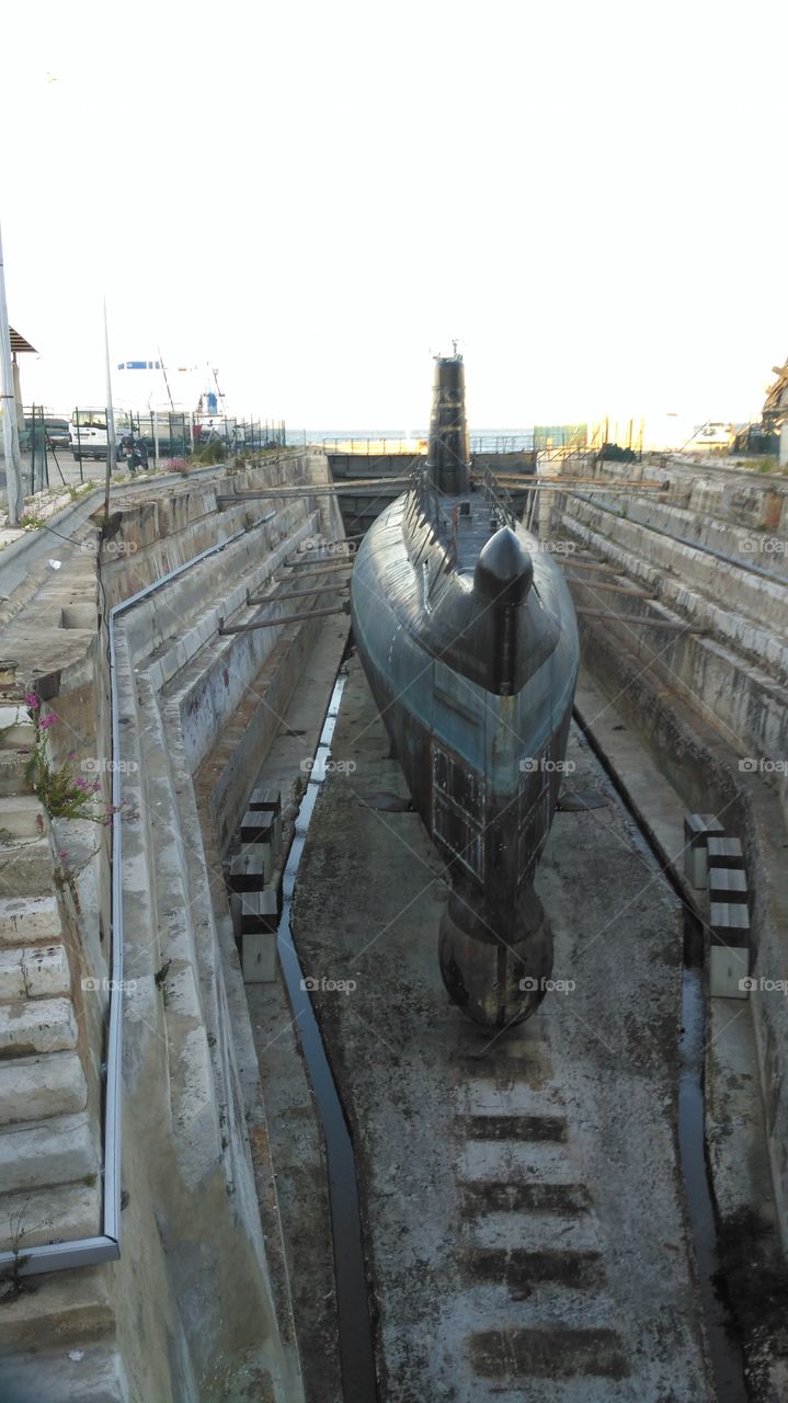 the first submarine  portuguese. barracuda is name.