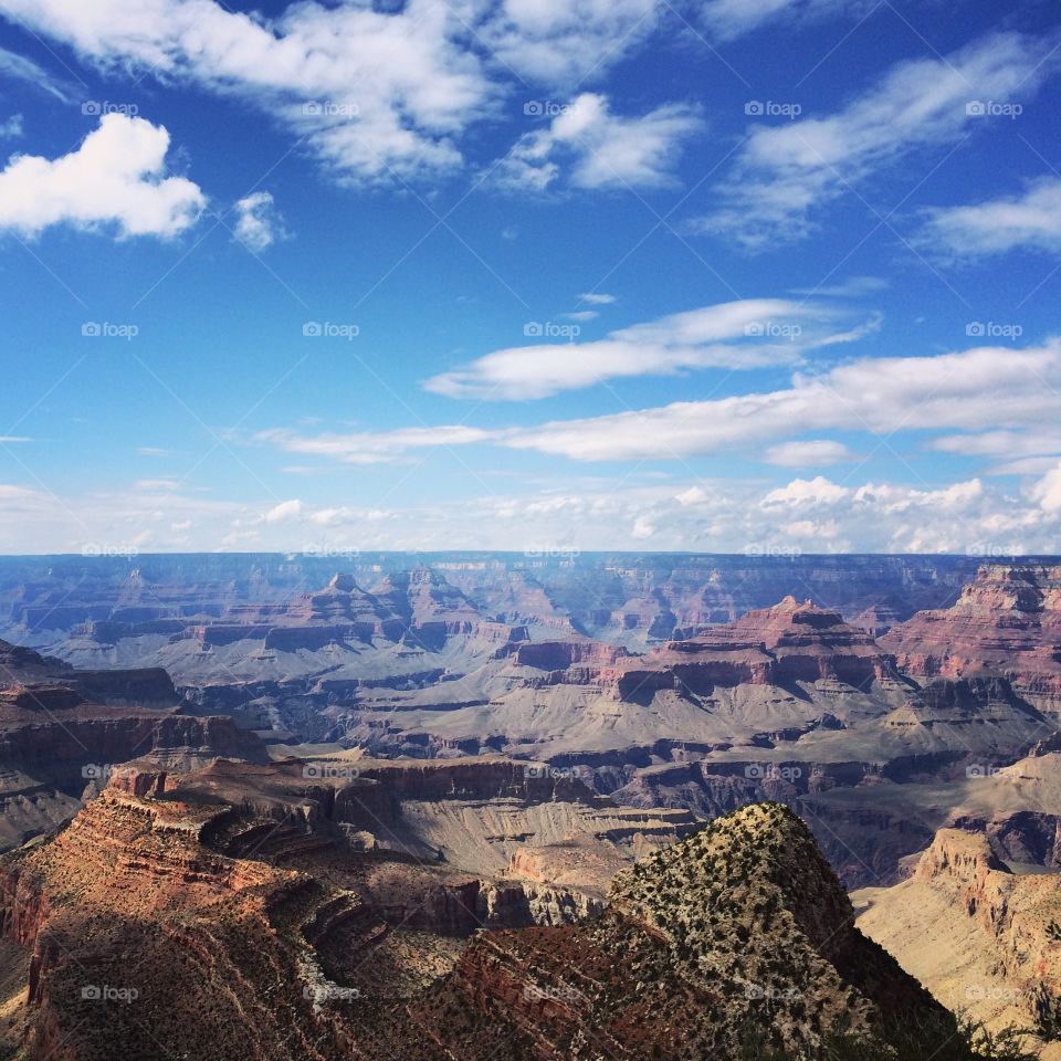 Grand Canyon. Cross country drive = tourism
