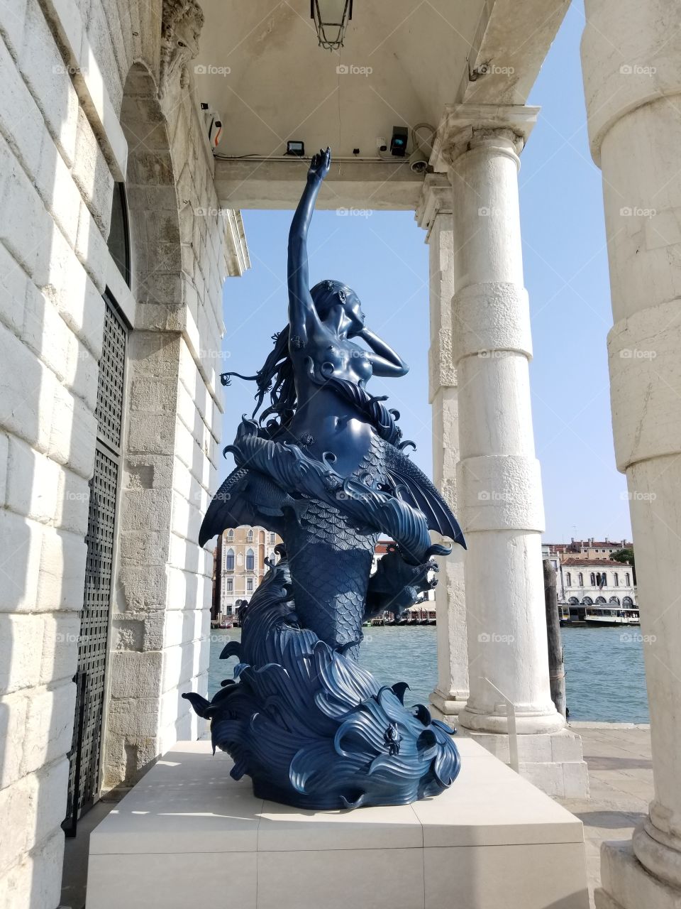 mermaid statue venice
