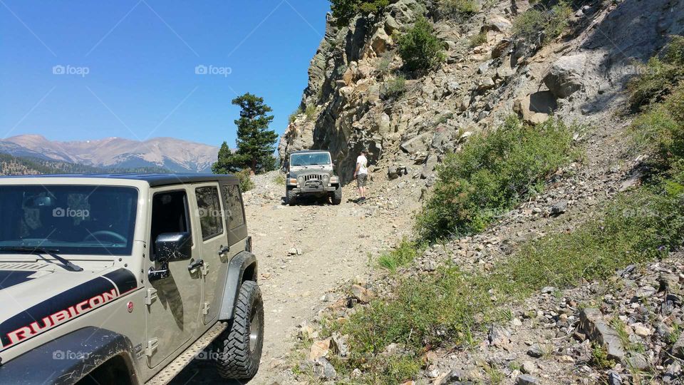 Above George Town, our Jeep & our friends baby Jeep!