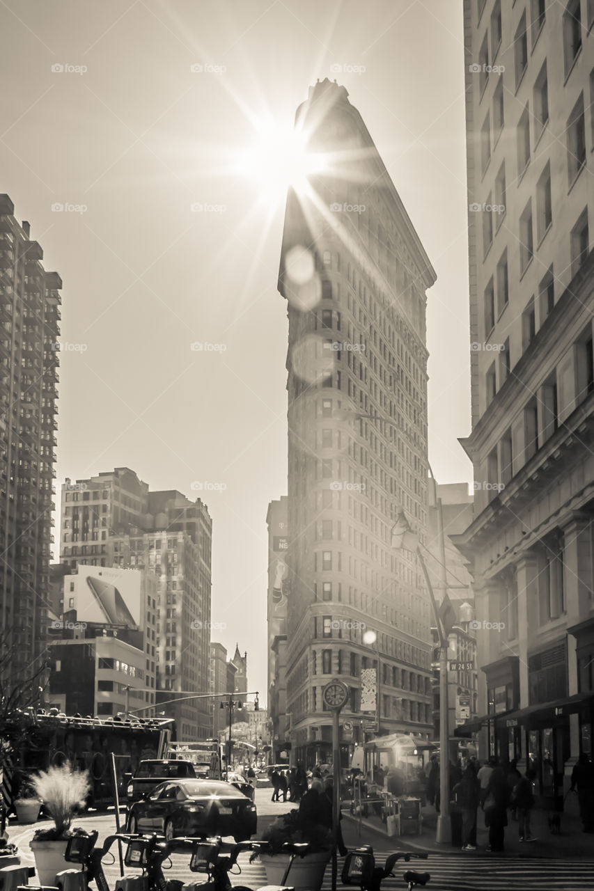 Flat Iron Building. Iconic Building in New York