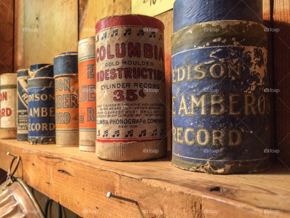 Antique canisters