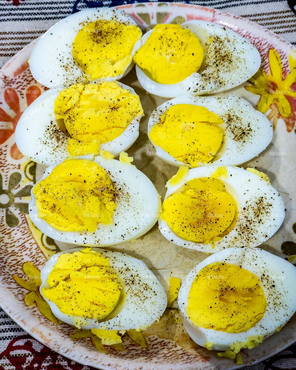 Eggs with it's yellow part