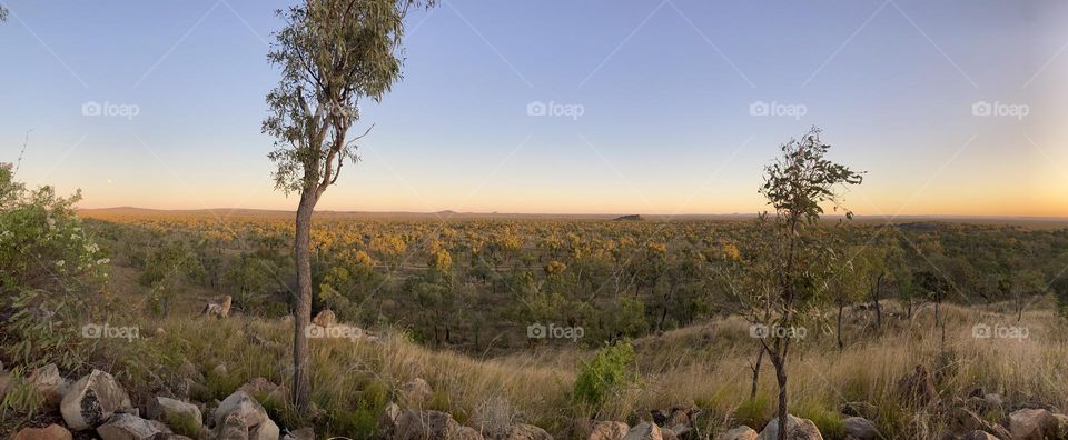 Sunset from Undara Caldera 2