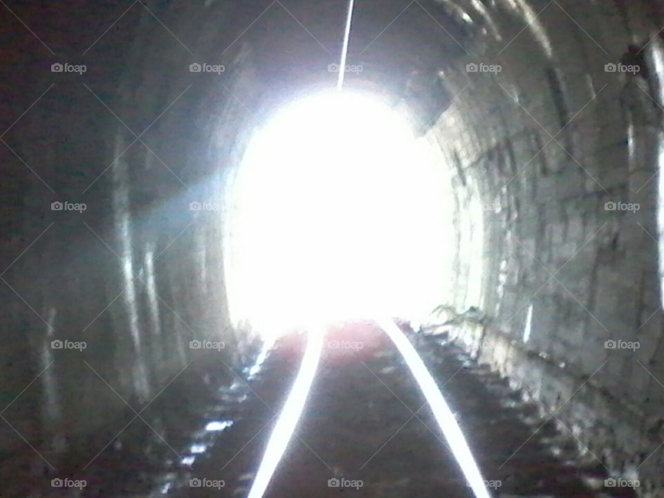the light is at the end of a tunnel
