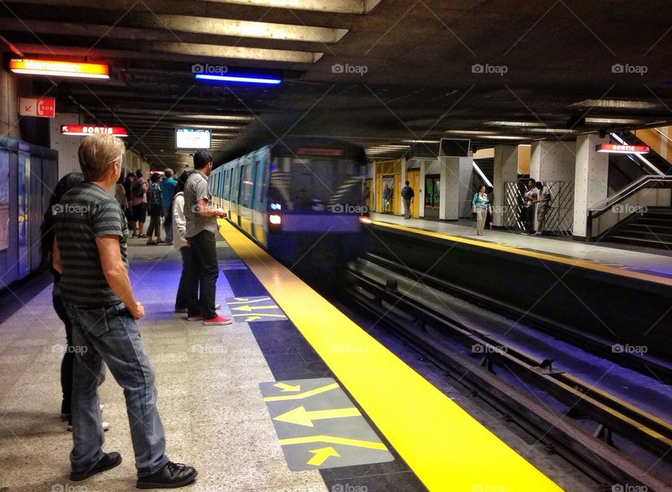 Riding the Montreal Metro