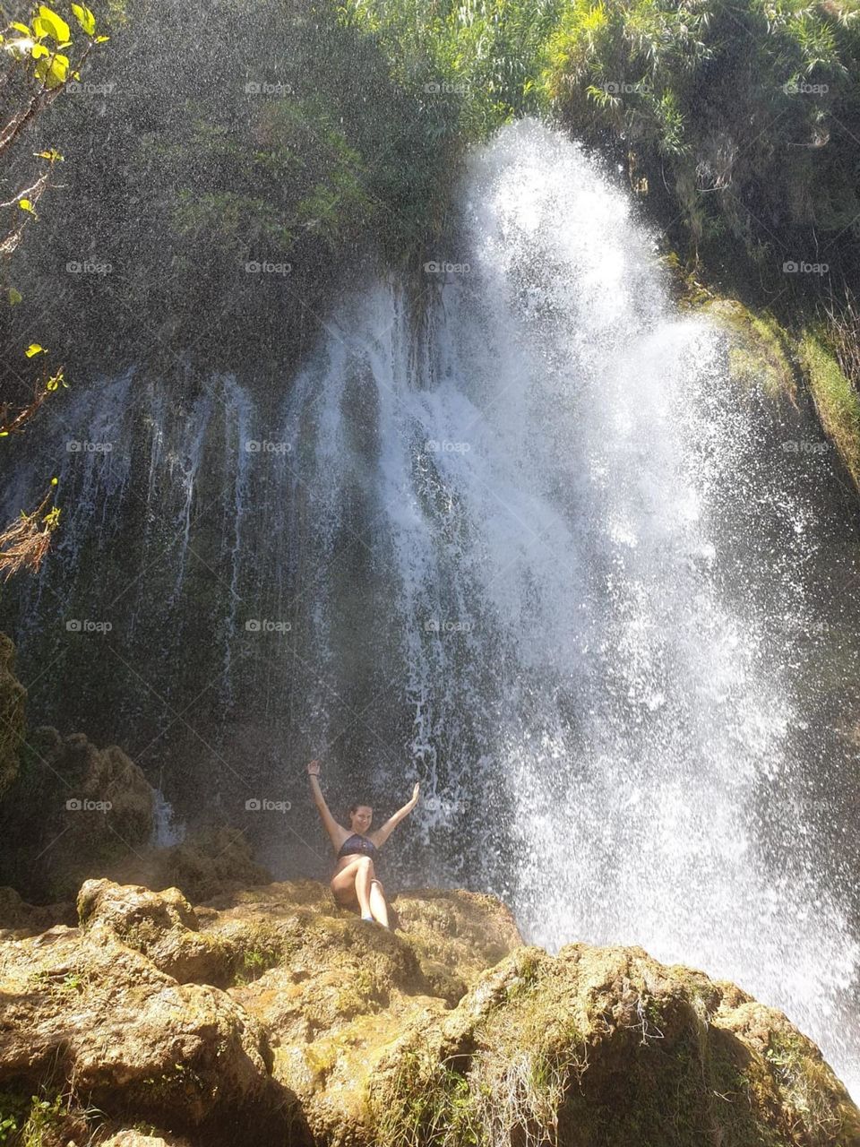 Waterfall#nature#summer#human