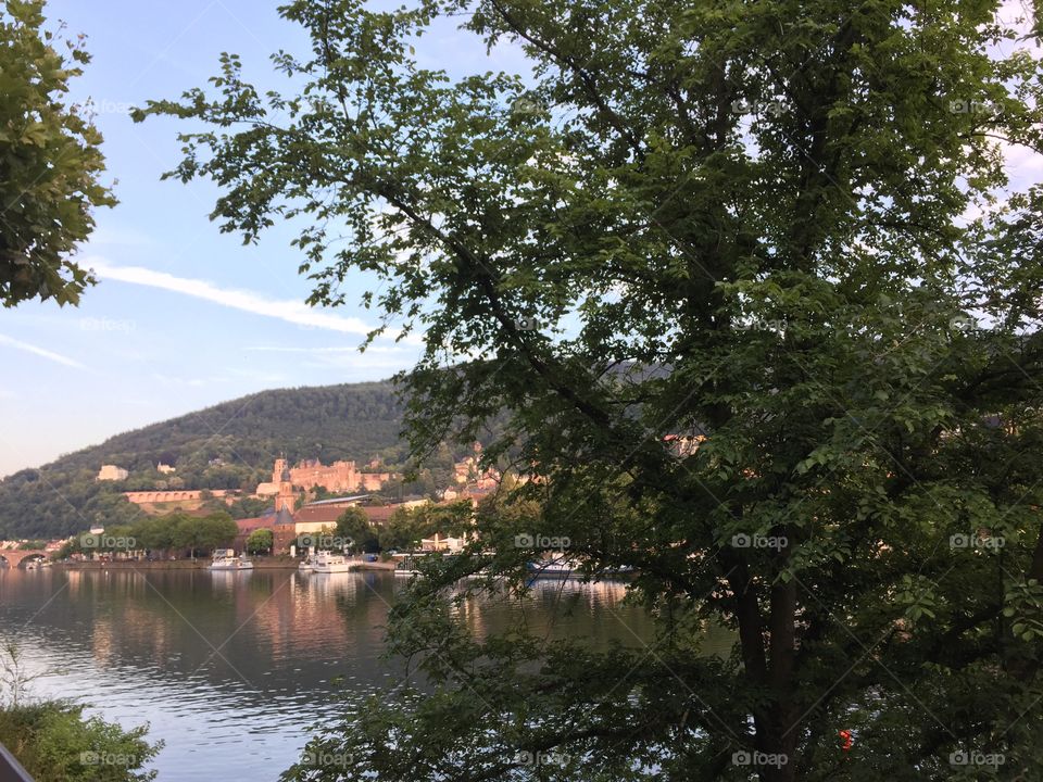 View of Heidelberg Altstadt 