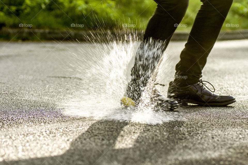 Creating a "splash!"