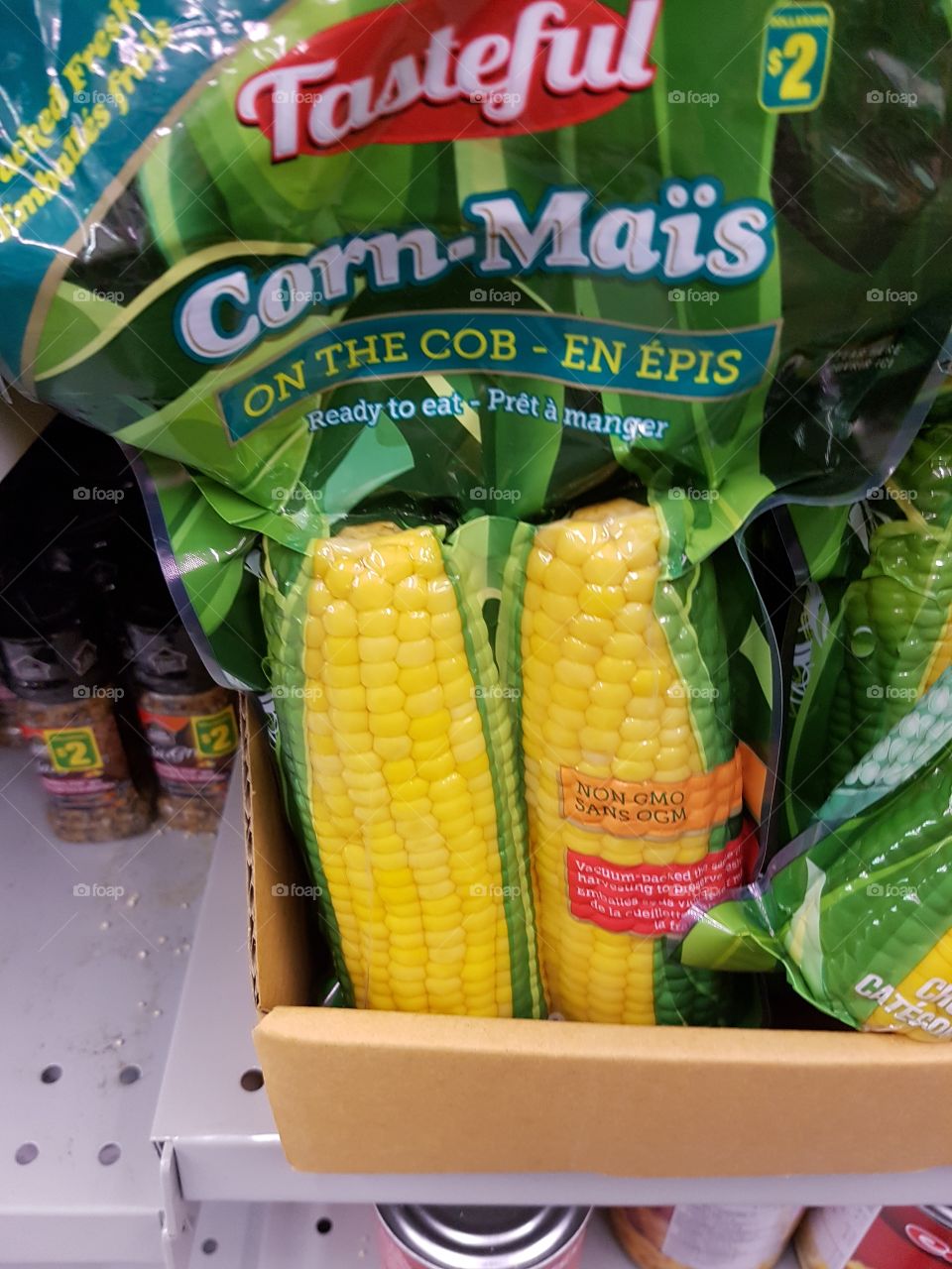 Dollar store corn on the cob