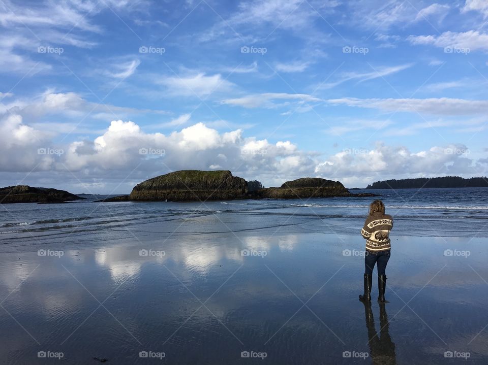 Watching the meeting of the tides 