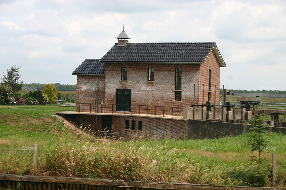 water pumping station