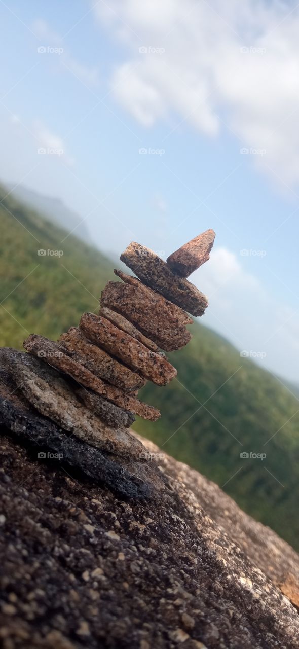 rock stacking