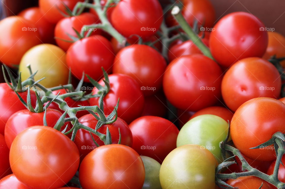 Tomatoes at local market