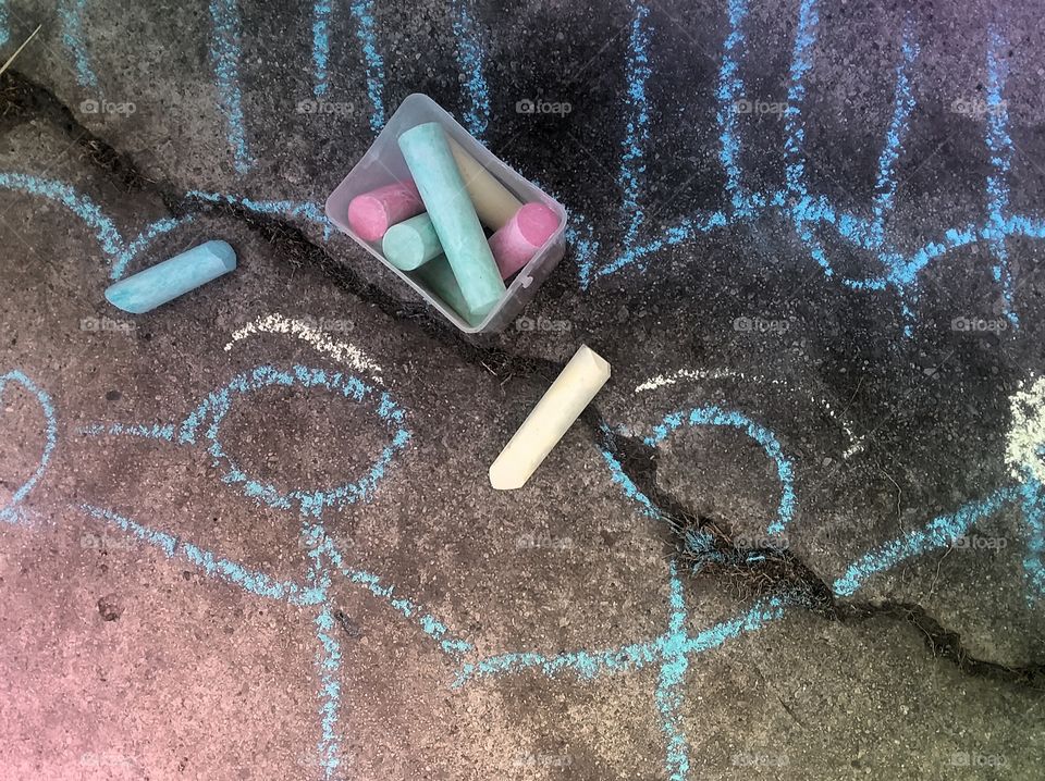 Us! (Sidewalk Art/Chalk)