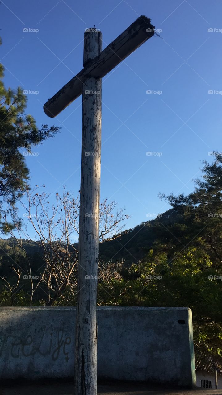 Cross on a Mountaintop 