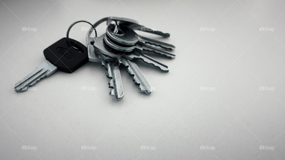 metal key