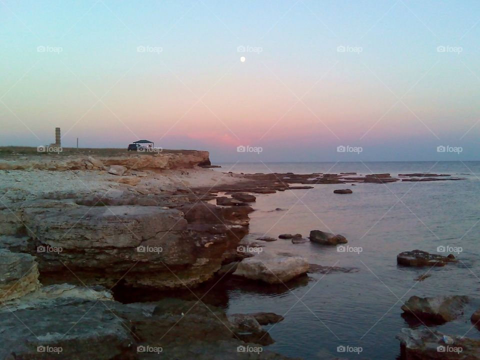 Water, No Person, Sunset, Sea, Beach