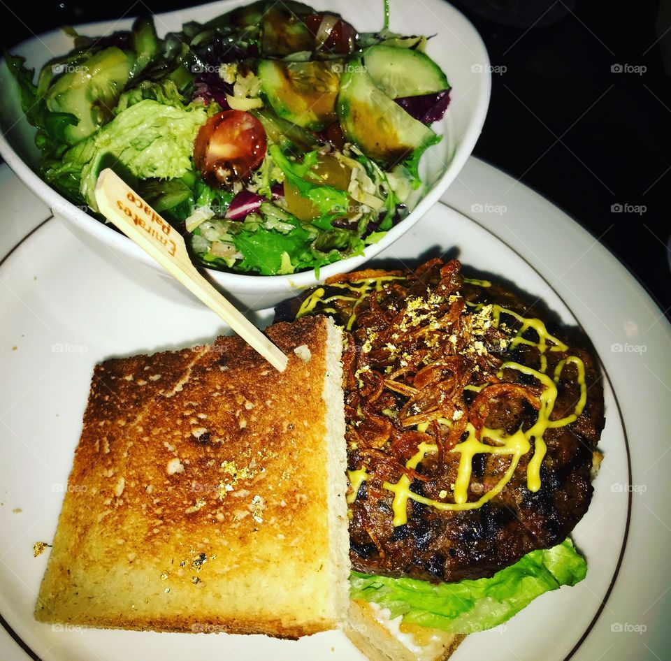 Camel Burger with 23K Gold, Emirates Palace