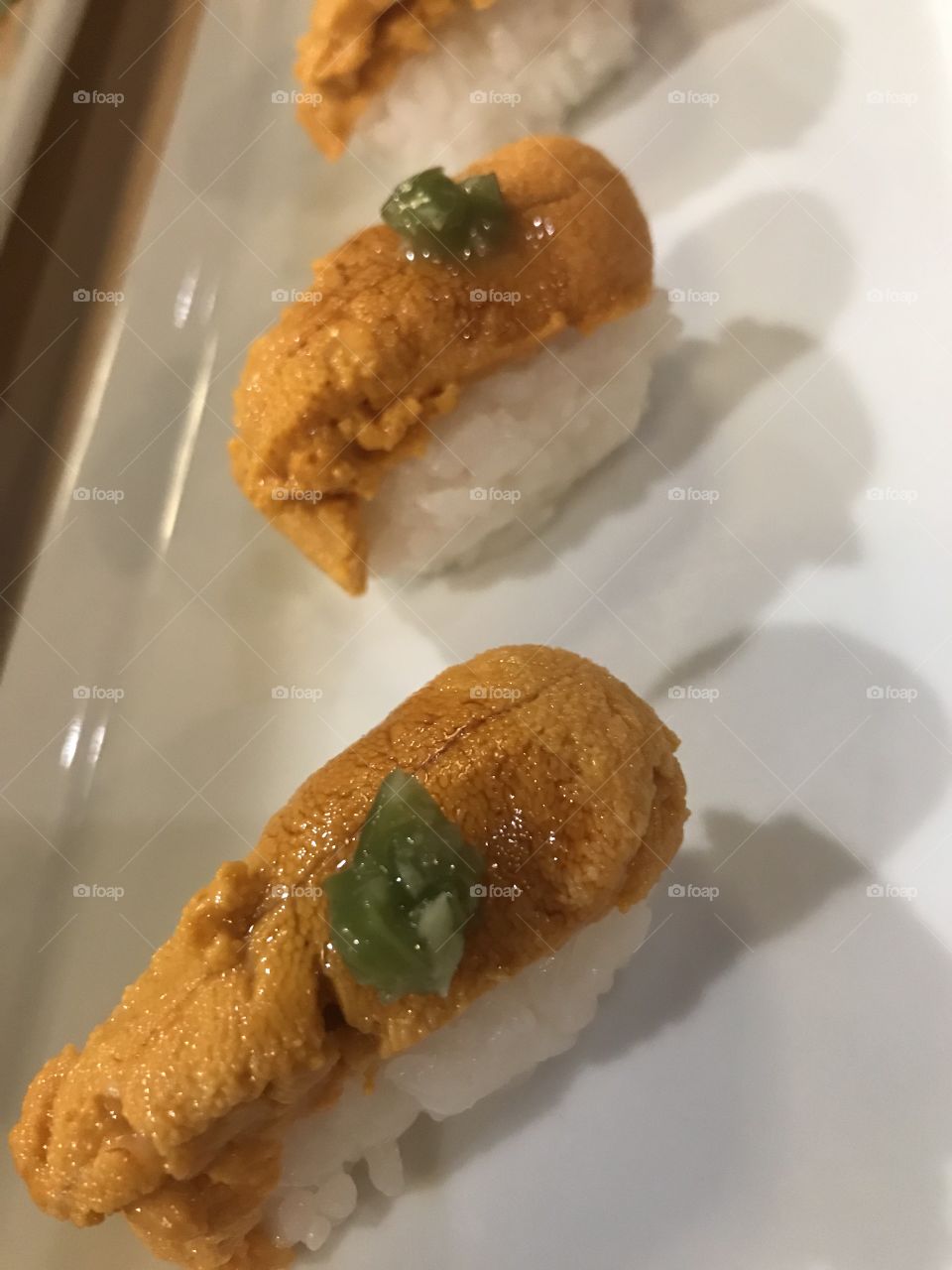 Uni sushi in Beverly Hills