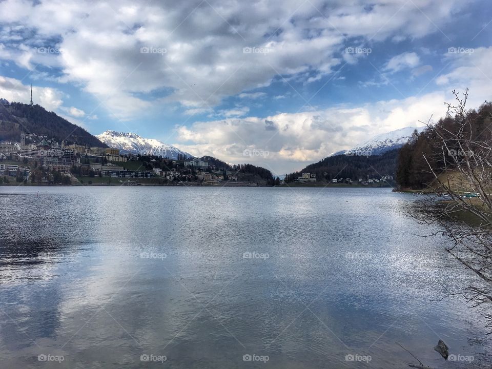 Saint Moritz lake 