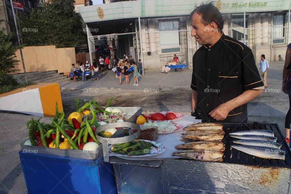 Turkish street vendor