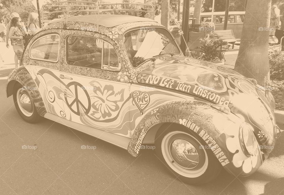 Volkswagen Bug Vintage Love