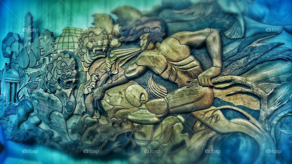 wood carving . all types of wood to make this art