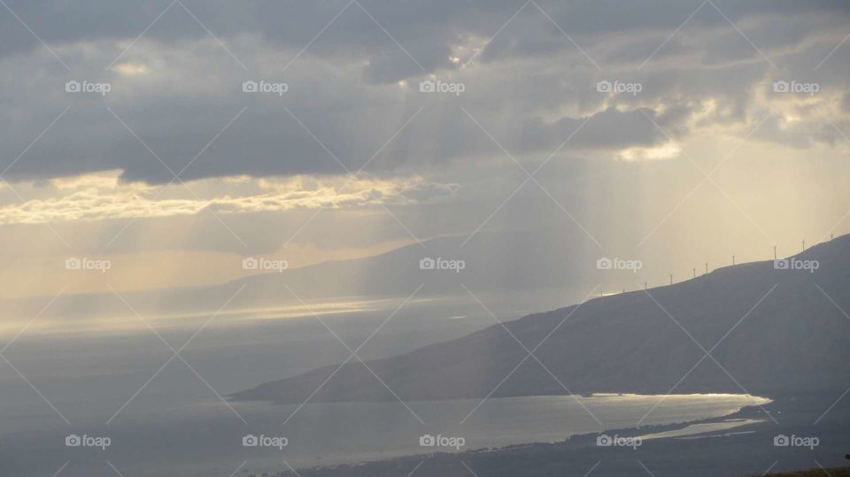 Clouds and sun rays