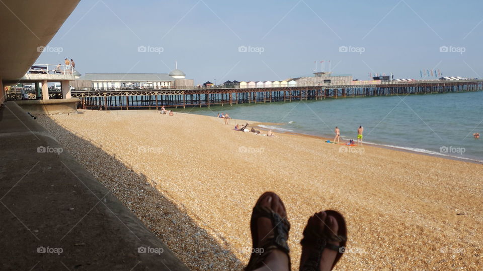 Hastings Beach England