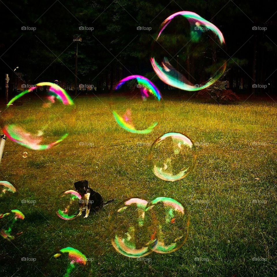Bubbles and sparkles