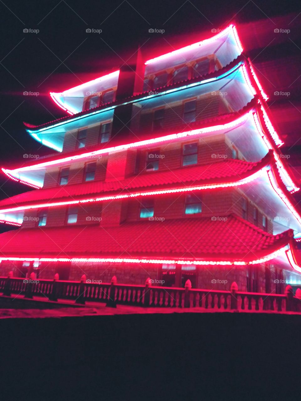 The beautiful Pagoda that tons of car meet people would take their cars and take pictures infront of with an amazing view behind!