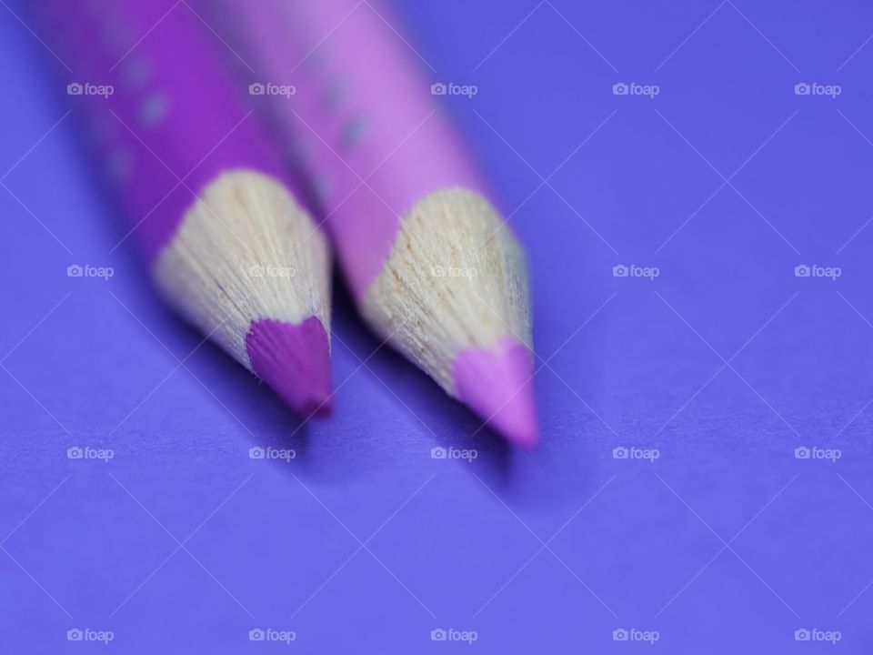 Purple pencils