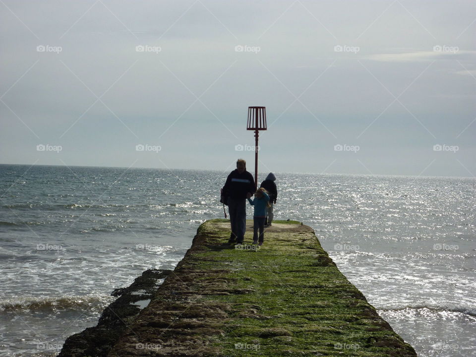 Looking out to sea