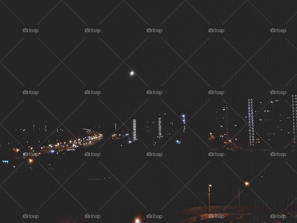 night city's lights