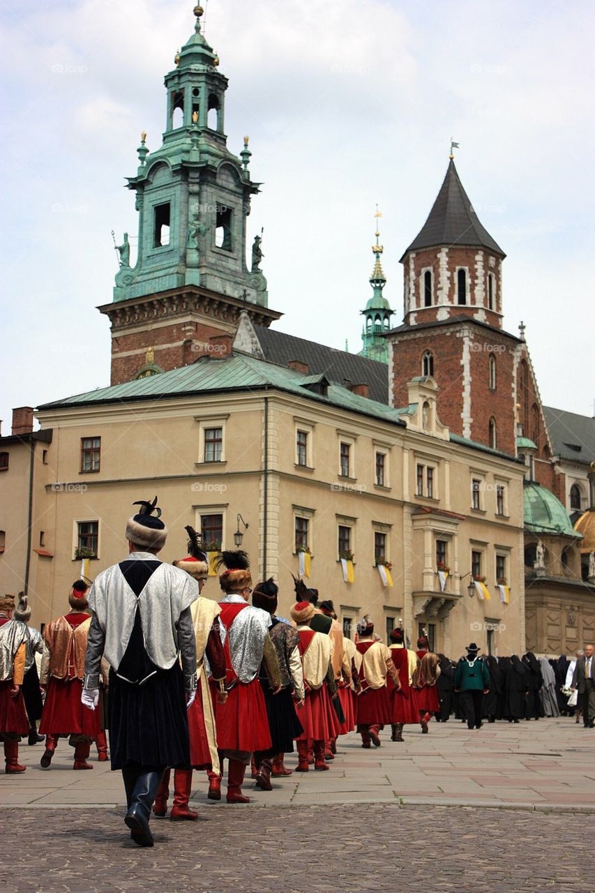 Celebration in Wawel, Krakow