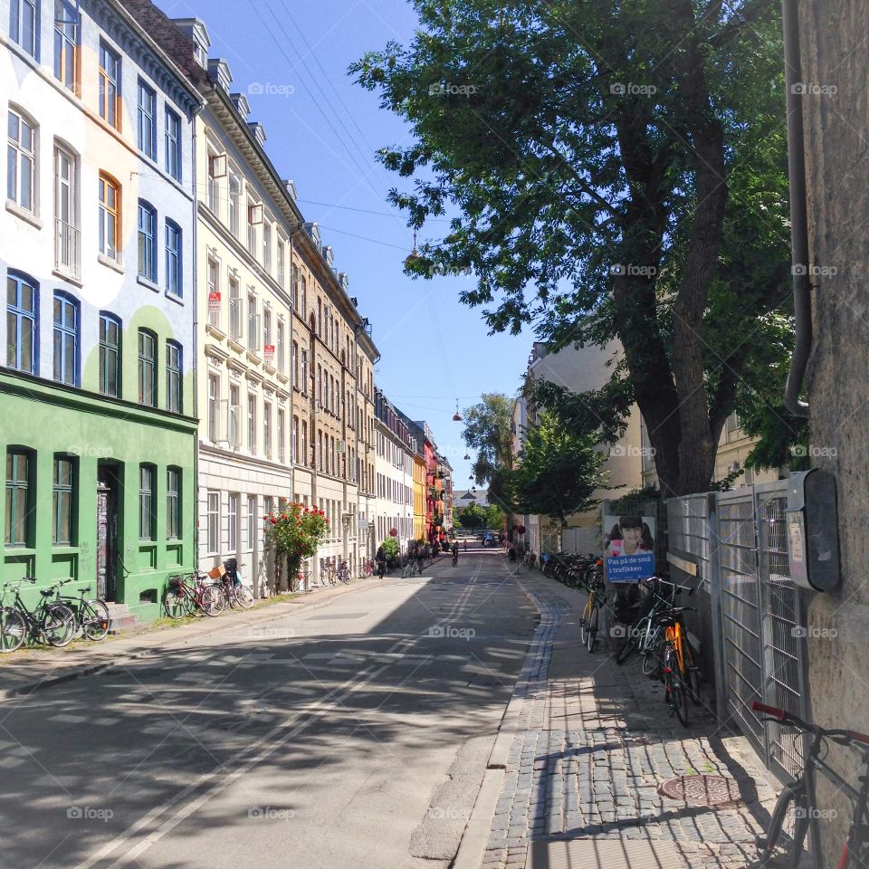 idyllic copenhagen street