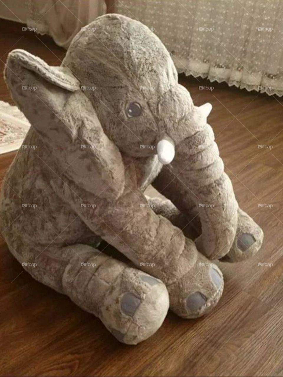 The pillow elephant, these toys are always magical, you can hug them and sleep