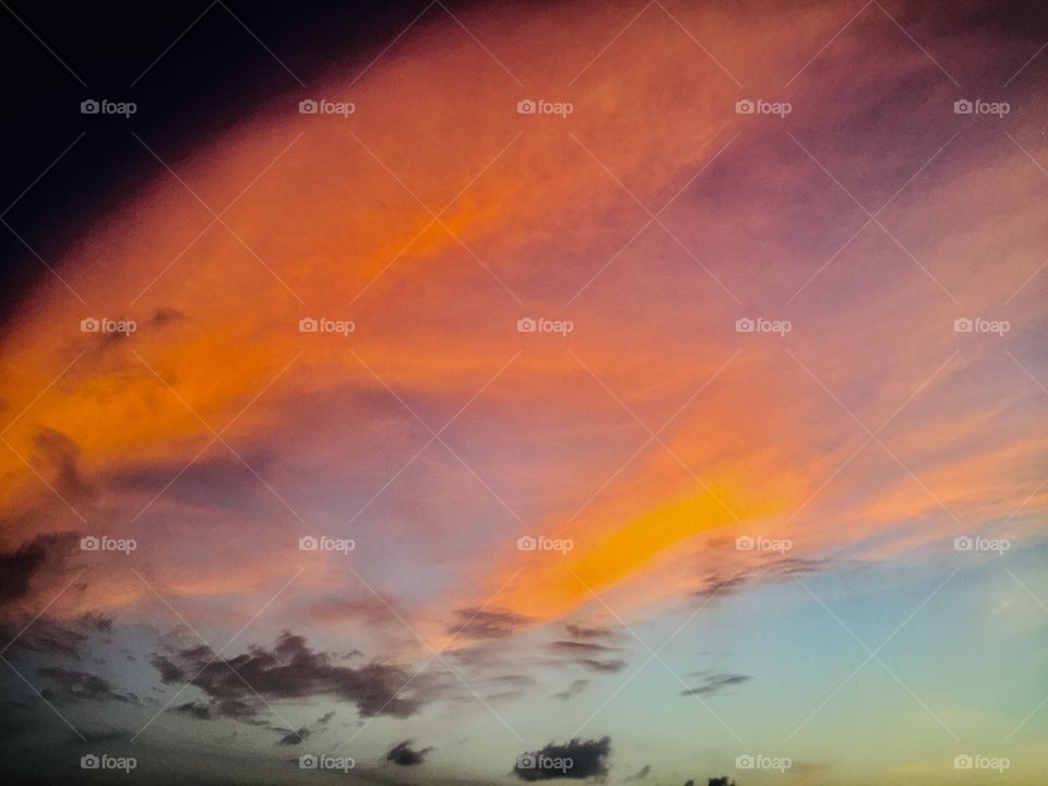 Orange sky 