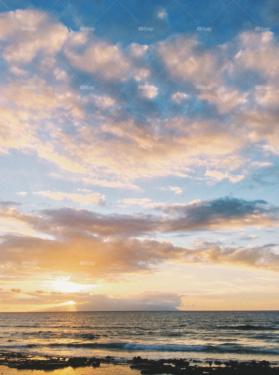 Sunset in Las Americas