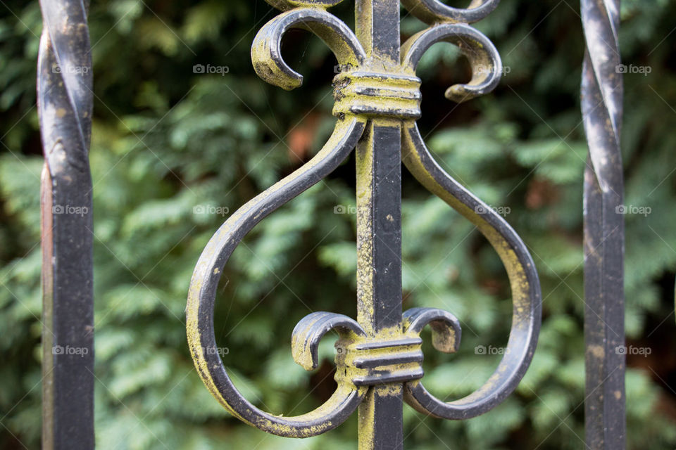 Close-up of a gate