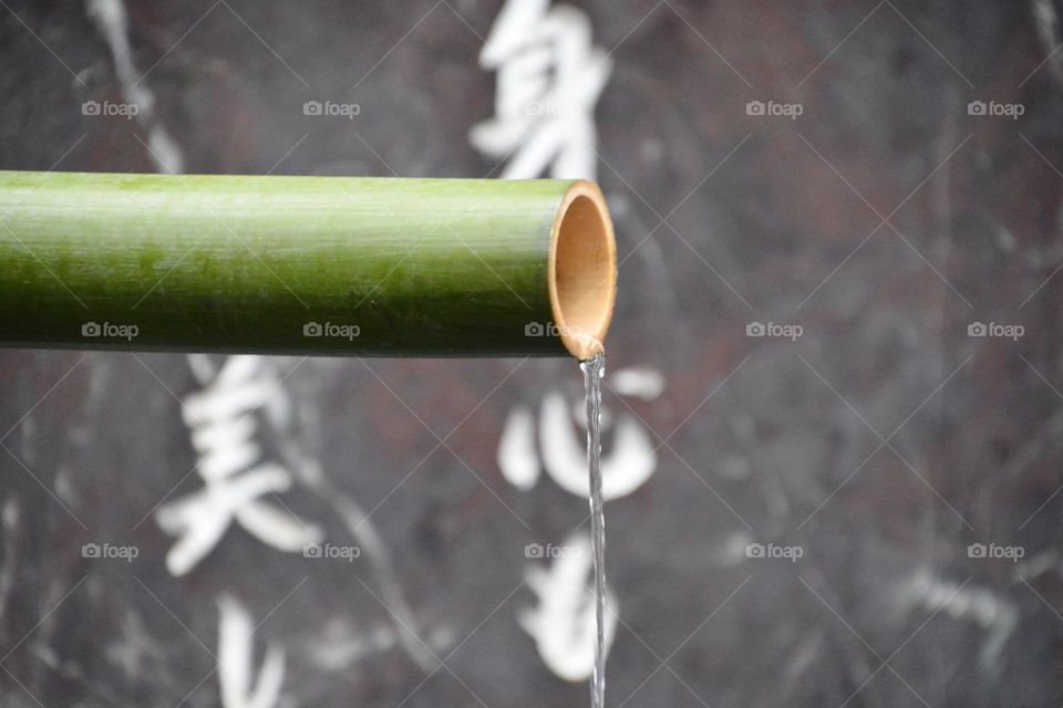 Bamboo water pipe