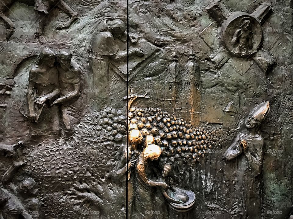 Entrance to st. Nikolaj church