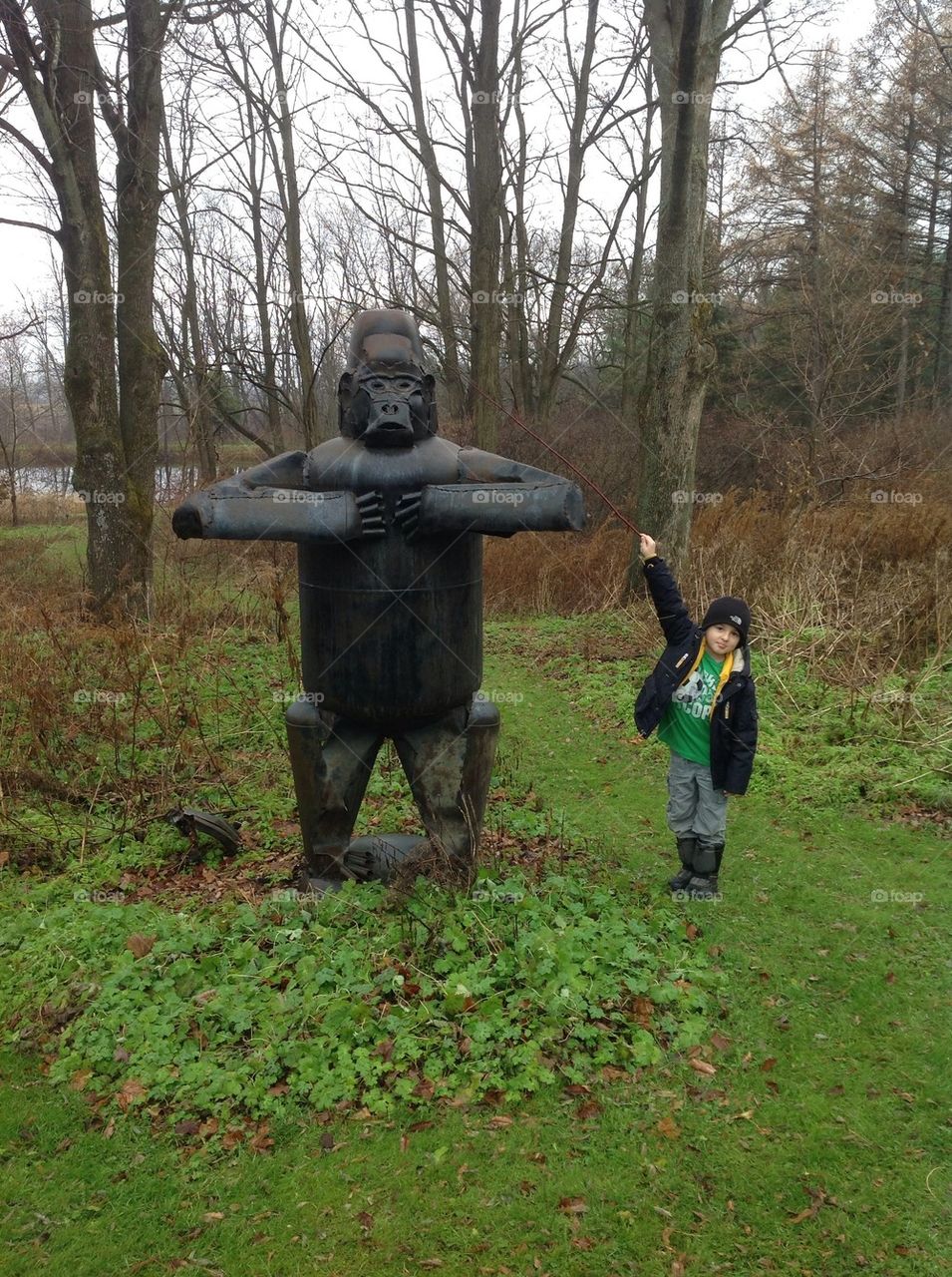 Boy And Gorilla