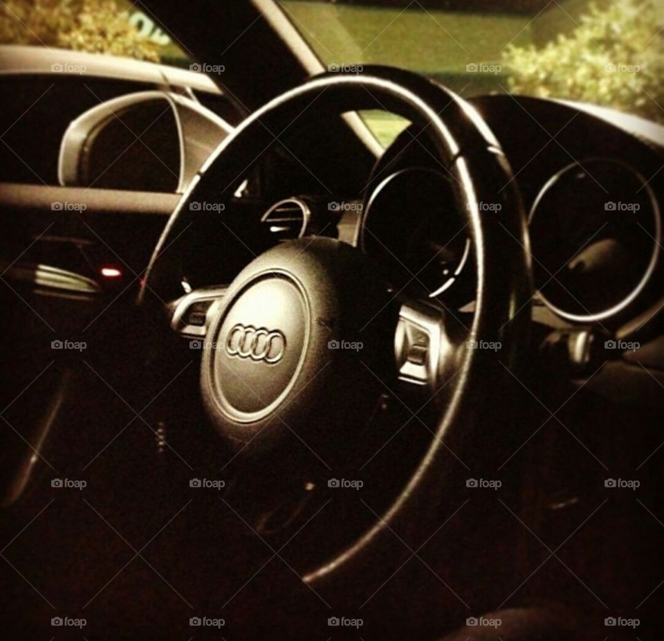 Audi TT steering wheel