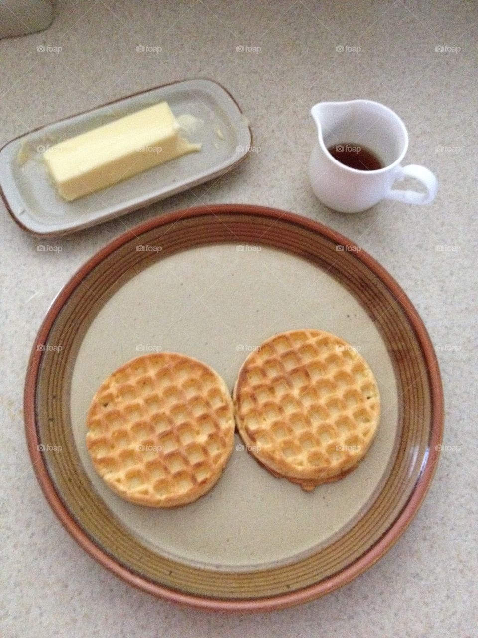 Breakfast waffles