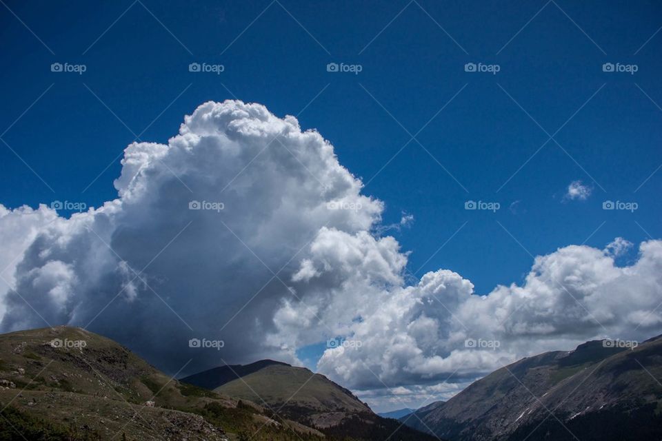 View of mountains